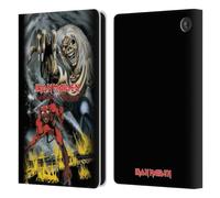 Head Case Designs Officially Licensed Iron Maiden The Number Of The Beast Graphics Leather Wallet Case Compatible With Amazon Fire 7 2022