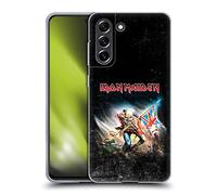 Head Case Designs Officially Licensed Iron Maiden Trooper 2016 Art Gel Case [Military Grade Protection] Compatible with Samsung Galaxy S21 FE 5G and Compatible with MagSafe
