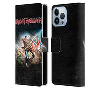 Head Case Designs Officially Licensed Iron Maiden Trooper 2016 Art Leather Wallet Case Compatible With Apple iPhone 13 Pro Max
