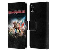 Head Case Designs Officially Licensed Iron Maiden Trooper 2016 Art Leather Wallet Case Compatible With Apple iPhone XR