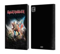 Head Case Designs Officially Licensed Iron Maiden Trooper 2016 Art Leather Wallet Case Compatible With Apple iPad Pro 11 M4/M5 2024/2025