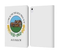 Head Case Designs Officially Licensed Jack Harlow Come Home Badge Graphics Leather Wallet Case Compatible With Apple iPad Air 13 2024/2025