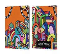 Head Case Designs Officially Licensed Jack Ottanio Borgo Fantasia 2050 Art Leather Wallet Case Compatible With Apple iPad Air 13 2024/2025
