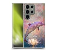 Head Case Designs Officially Licensed Jena DellaGrottaglia Dolphin Animals Hard Back Case Compatible With Samsung Galaxy S24 Ultra 5G