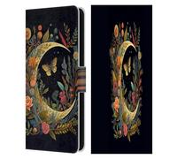 Head Case Designs Officially Licensed JK Stewart Crescent Moon Art Leather Wallet Case Compatible With Samsung Galaxy S23 FE 5G