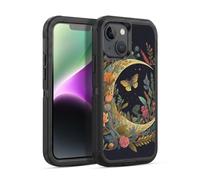 Head Case Designs Officially Licensed JK Stewart Crescent Moon Art Ultra-Armoured Shockproof Case [Military Grade Protection] Compatible With Apple iPhone 14