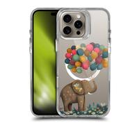 Head Case Designs Officially Licensed JK Stewart Elephant Holding Balloon Art Collection Shockproof Bumper Case [Military Grade] Compatible with Apple iPhone 16 Pro Max and Compatible with MagSafe