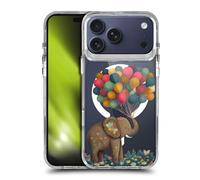 Head Case Designs Officially Licensed JK Stewart Elephant Holding Balloon Art Collection Shockproof Bumper Case [Military Grade] Compatible with Apple iPhone 17 Pro Max and Compatible with MagSafe
