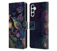 Head Case Designs Officially Licensed JK Stewart Hummingbird Graphics Leather Wallet Case Compatible With Samsung Galaxy M14 5G