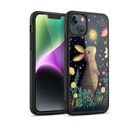 Head Case Designs Officially Licensed JK Stewart Rabbit Catching Falling Star Art Gel Armour Case [Military Grade Protection] Compatible With Apple iPhone 14 Plus