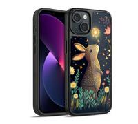 Head Case Designs Officially Licensed JK Stewart Rabbit Catching Falling Star Art Gel Armour Case [Military Grade Protection] Compatible With Apple iPhone 13