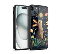 Head Case Designs Officially Licensed JK Stewart Rabbit Catching Falling Star Art Gel Armour Case [Military Grade Protection] Compatible With Apple iPhone 15 Plus