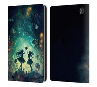 Head Case Designs Officially Licensed JK Stewart Star Sisters Key Art Leather Wallet Case Compatible With Amazon Fire 7 2022