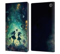 Head Case Designs Officially Licensed JK Stewart Star Sisters Key Art Leather Wallet Case Compatible With Amazon Fire Max 11 2023