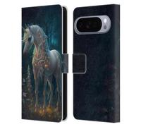 Head Case Designs Officially Licensed JK Stewart Unicorn Key Art Leather Wallet Case Compatible With Google Pixel 10 Pro XL