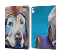 Head Case Designs Officially Licensed Jody Wright A Little Rest & Relaxation Dog And Cat Collection Leather Wallet Case Compatible With Apple iPad Air 13 2024/2025