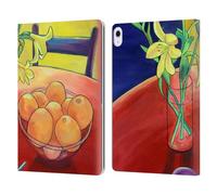 Head Case Designs Officially Licensed Jody Wright Lily & Oranges Life Around Us Leather Wallet Case Compatible With Apple iPad Air 13 2024/2025