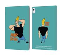 Head Case Designs Officially Licensed Johnny Bravo Character Graphics Leather Wallet Case Compatible With Apple iPad Air 13 2024/2025