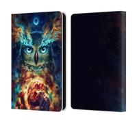 Head Case Designs Officially Licensed Jonas JoJoesArt Jödicke Aurowla Wildlife 2 Leather Wallet Case Compatible With Amazon Kindle 11th Gen (2024)