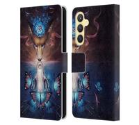 Head Case Designs Officially Licensed Jonas JoJoesArt Jödicke Beautiful Death Wildlife 2 Leather Wallet Case Compatible With Samsung Galaxy S23 FE 5G