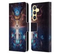 Head Case Designs Officially Licensed Jonas JoJoesArt Jödicke Beautiful Death Wildlife 2 Leather Wallet Case Compatible With Samsung Galaxy S24 5G