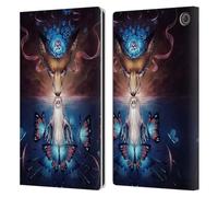 Head Case Designs Officially Licensed Jonas JoJoesArt Jödicke Beautiful Death Wildlife 2 Leather Wallet Case Compatible With Amazon Fire Max 11 2023