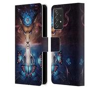 Head Case Designs Officially Licensed Jonas JoJoesArt Jödicke Beautiful Death Wildlife 2 Leather Wallet Case Compatible With Galaxy A52 / A52s / 5G (2021)