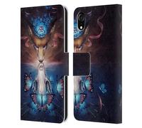 Head Case Designs Officially Licensed Jonas JoJoesArt Jödicke Beautiful Death Wildlife 2 Leather Wallet Case Compatible With Apple iPhone XR