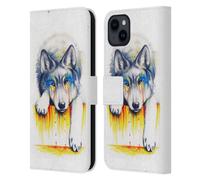 Head Case Designs Officially Licensed Jonas JoJoesArt Jödicke Drowning In Tears Wildlife Leather Wallet Case Compatible With Apple iPhone 15 Plus
