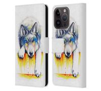 Head Case Designs Officially Licensed Jonas JoJoesArt Jödicke Drowning In Tears Wildlife Leather Wallet Case Compatible With Apple iPhone 15 Pro