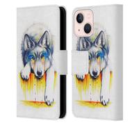 Head Case Designs Officially Licensed Jonas JoJoesArt Jödicke Drowning In Tears Wildlife Leather Wallet Case Compatible With Apple iPhone 13 Mini