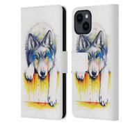 Head Case Designs Officially Licensed Jonas JoJoesArt Jödicke Drowning In Tears Wildlife Leather Wallet Case Compatible With Apple iPhone 15