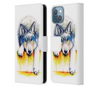 Head Case Designs Officially Licensed Jonas JoJoesArt Jödicke Drowning In Tears Wildlife Leather Wallet Case Compatible With Apple iPhone 13