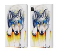 Head Case Designs Officially Licensed Jonas JoJoesArt Jödicke Drowning In Tears Wildlife Leather Wallet Case Compatible With Apple iPad Pro 11 2020/2021 / 2022