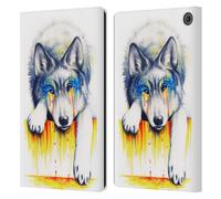 Head Case Designs Officially Licensed Jonas JoJoesArt Jödicke Drowning In Tears Wildlife Leather Wallet Case Compatible With Amazon Fire Max 11 2023