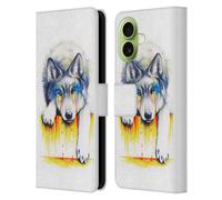Head Case Designs Officially Licensed Jonas JoJoesArt Jödicke Drowning In Tears Wildlife Leather Wallet Case Compatible With Apple iPhone 17