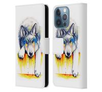 Head Case Designs Officially Licensed Jonas JoJoesArt Jödicke Drowning In Tears Wildlife Leather Wallet Case Compatible With Apple iPhone 13 Pro