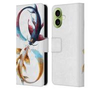 Head Case Designs Officially Licensed Jonas JoJoesArt Jödicke Eternal Bond Koi Wildlife Leather Wallet Case Compatible With Apple iPhone 17