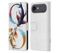 Head Case Designs Officially Licensed Jonas JoJoesArt Jödicke Eternal Bond Koi Wildlife Leather Wallet Case Compatible With Apple iPhone 17 Air