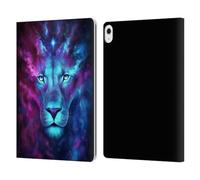 Head Case Designs Officially Licensed Jonas JoJoesArt Jödicke Firstborn Big Cats Leather Wallet Case Compatible With Apple iPad Air 13 2024/2025