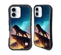 Head Case Designs Officially Licensed Jonas JoJoesArt Jödicke Free Like A Bird Big Cats Hybrid Case Compatible With Apple iPhone 16