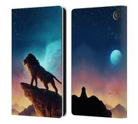 Head Case Designs Officially Licensed Jonas JoJoesArt Jödicke Free Like A Bird Big Cats Leather Wallet Case Compatible With Amazon Fire 7 2022