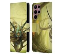 Head Case Designs Officially Licensed Jonas JoJoesArt Jödicke God Of Evanescence Big Cats Leather Wallet Case Compatible With Samsung Galaxy S22 Ultra 5G