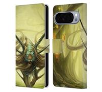 Head Case Designs Officially Licensed Jonas JoJoesArt Jödicke God Of Evanescence Big Cats Leather Wallet Case Compatible With Google Pixel 10 Pro XL