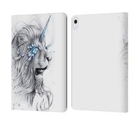 Head Case Designs Officially Licensed Jonas JoJoesArt Jödicke Lion Soul Big Cats Leather Wallet Case Compatible With Apple iPad Air 13 2024/2025