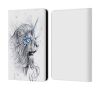 Head Case Designs Officially Licensed Jonas JoJoesArt Jödicke Lion Soul Wildlife 2 Leather Wallet Case Compatible With Amazon Kindle 11th Gen 6in 2022