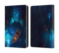Head Case Designs Officially Licensed Jonas JoJoesArt Jödicke Night Fishing Wildlife 2 Leather Wallet Case Compatible With Amazon Kindle 11th Gen (2024)