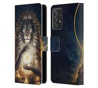Head Case Designs Officially Licensed Jonas JoJoesArt Jödicke Soul Keeper Wildlife 2 Leather Wallet Case Compatible With Galaxy A52 / A52s / 5G (2021)