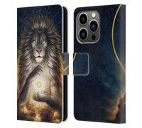 Head Case Designs Officially Licensed Jonas JoJoesArt Jödicke Soul Keeper Wildlife 2 Leather Wallet Case Compatible With Apple iPhone 14 Pro