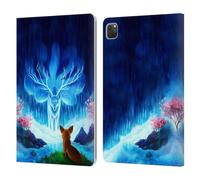 Head Case Designs Officially Licensed Jonas JoJoesArt Jödicke Wisdom Wildlife Leather Wallet Case Compatible With Apple iPad Pro 11 2020/2021 / 2022